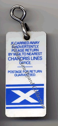 Australis Key Ring, reverse side
